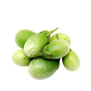 Sobuj Gol Begun (Round Brinjals Green) ±35 gm