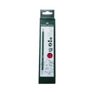 Faber Castell Red Matt Pencil HB